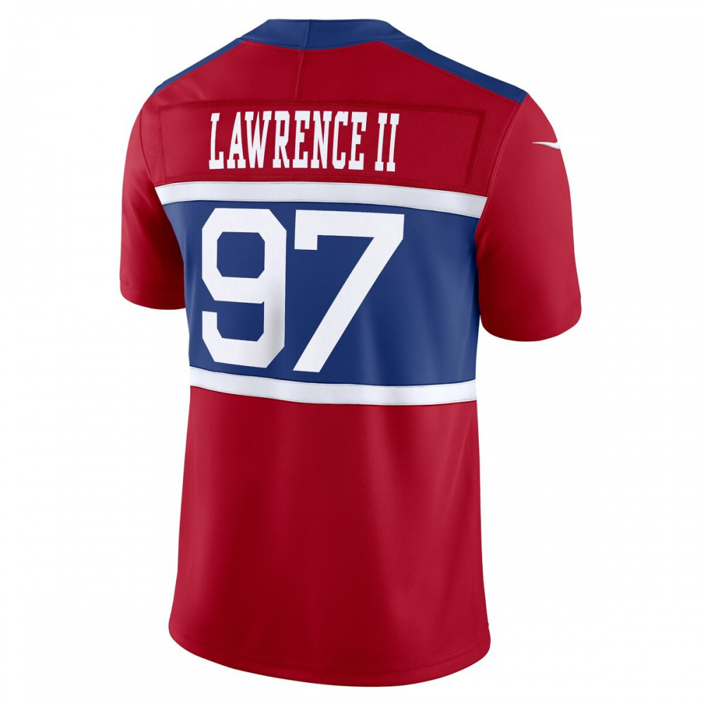 Dexter Lawrence II New York Giants Nike Alternate Vapor F.U.S.E. Limited Jersey - Century Red-GridironStore